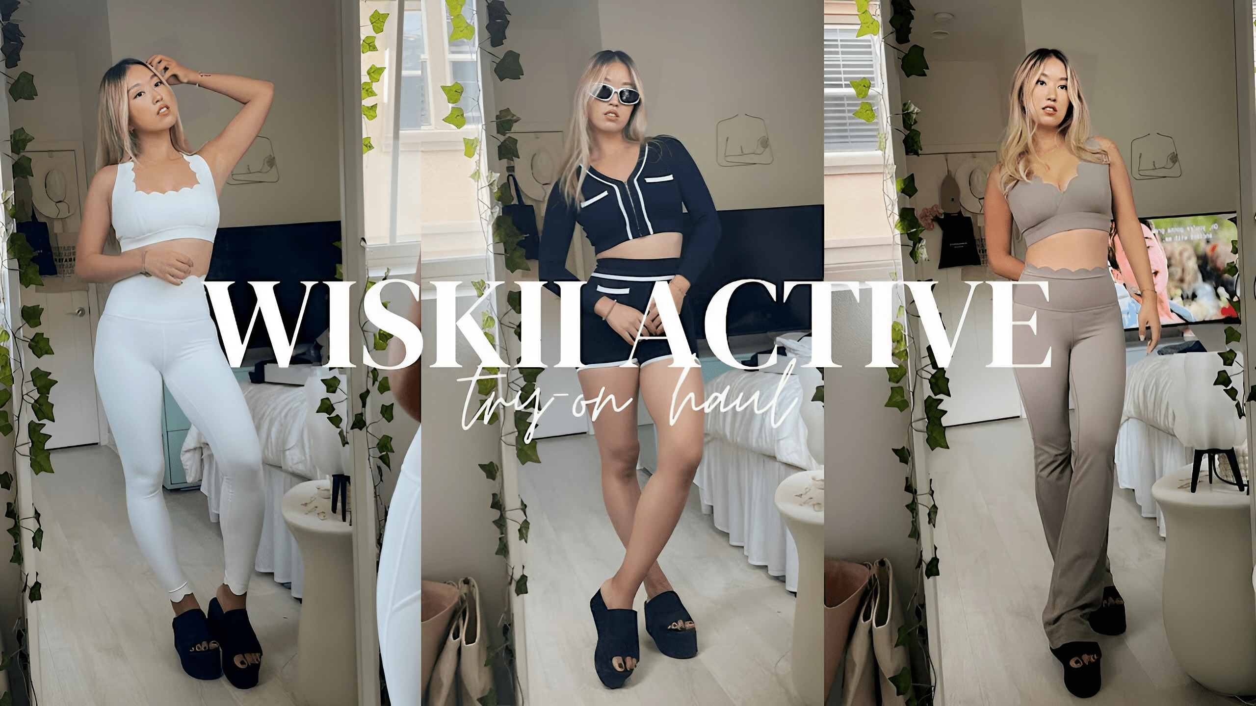 A Very Wavy WISKII Active Try-on Haul - WISKII