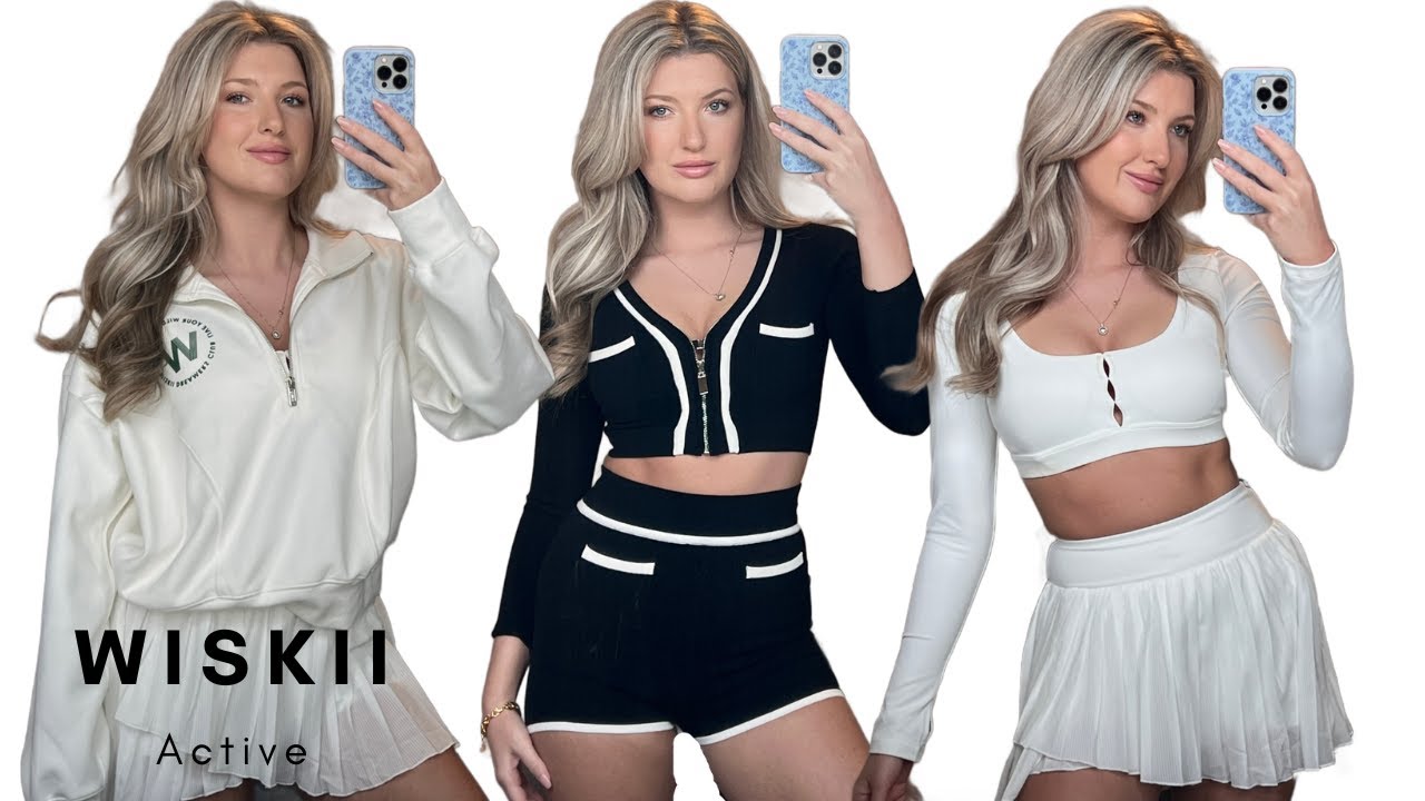 WISKII ACTIVE TRY ON HAUL!.