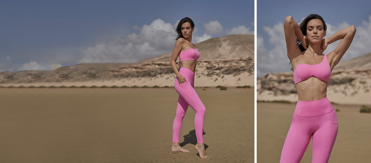 WISKII Active's Pink Hollywood Series: Yoga Wardrobe Essential - WISKII