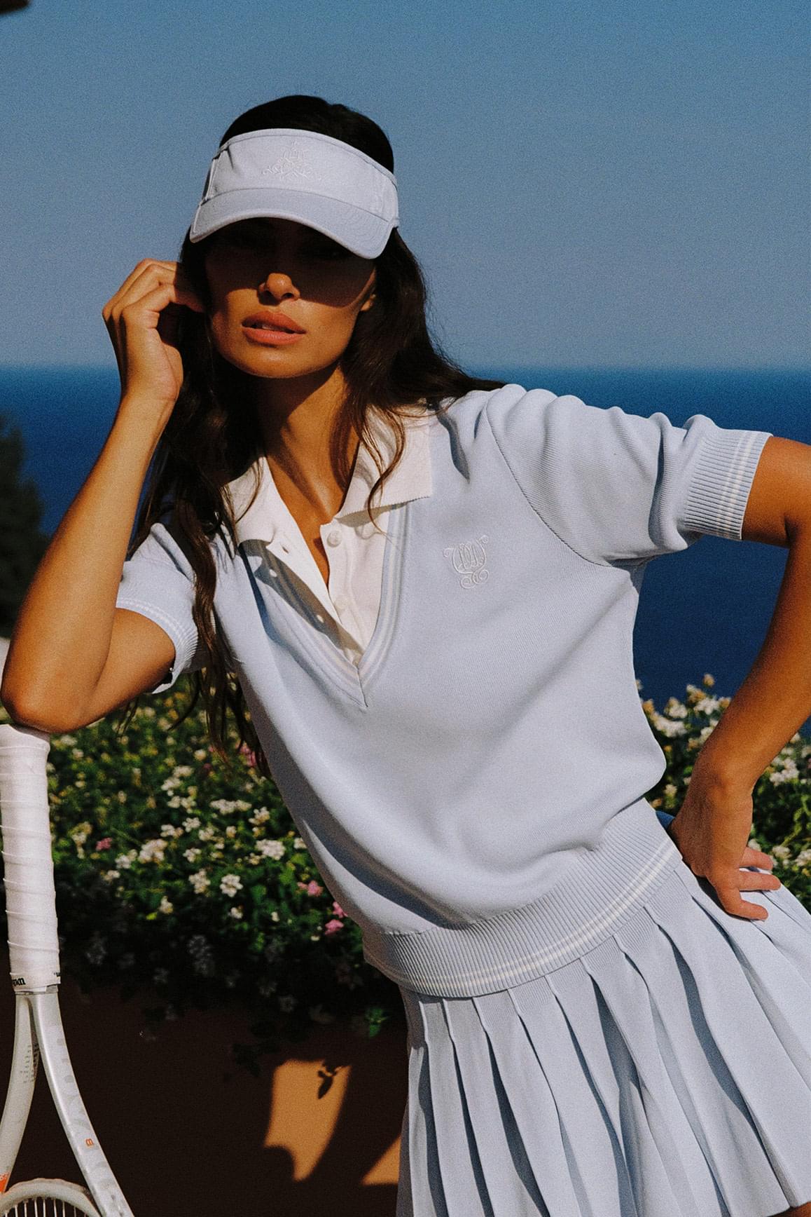 Riviera Knit Pleated Skirt