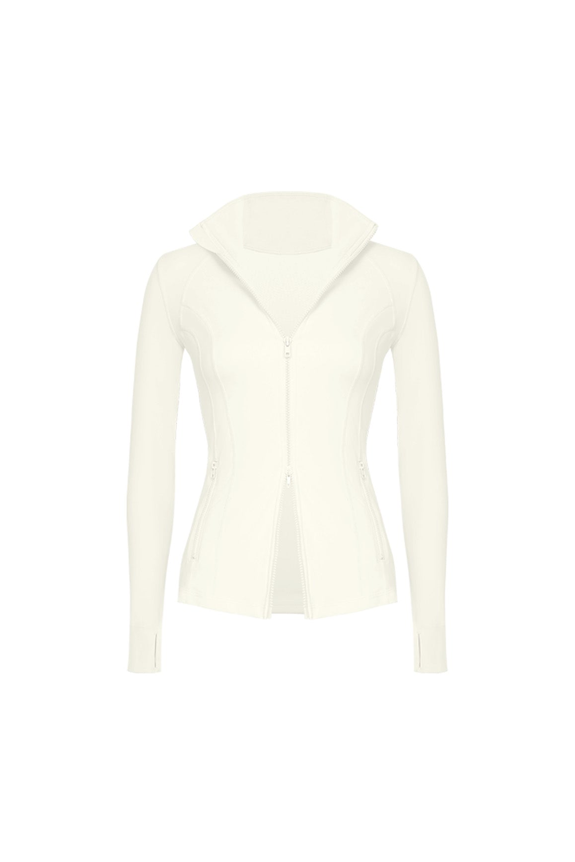 Double Zip Slim Fit Active Jacket