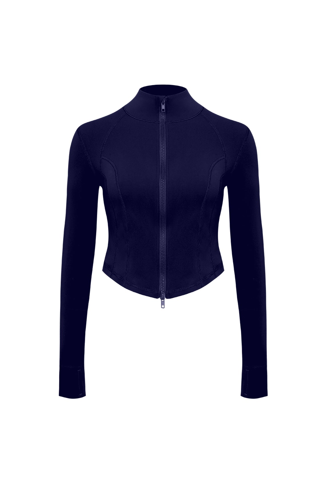 Hourglass Cropped Full Zip Jacket