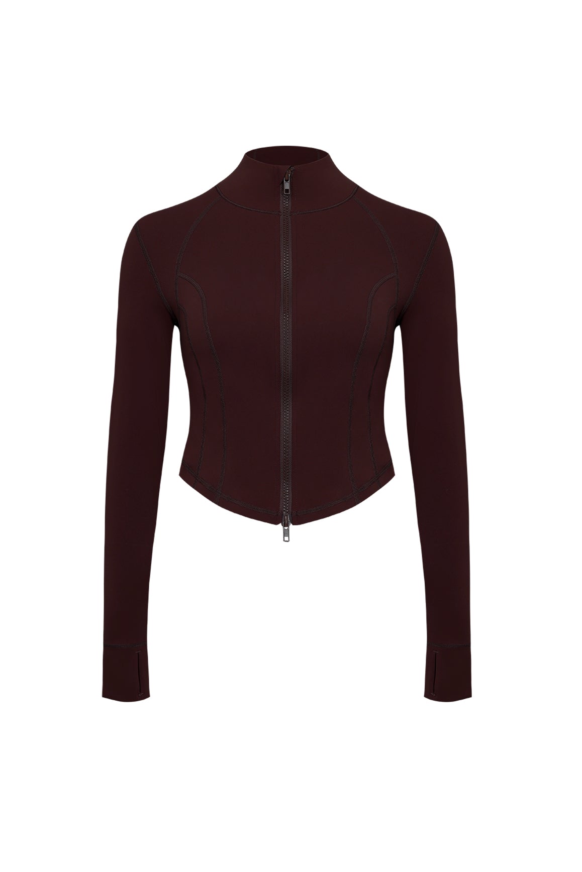 Hourglass Cropped Full Zip Jacket