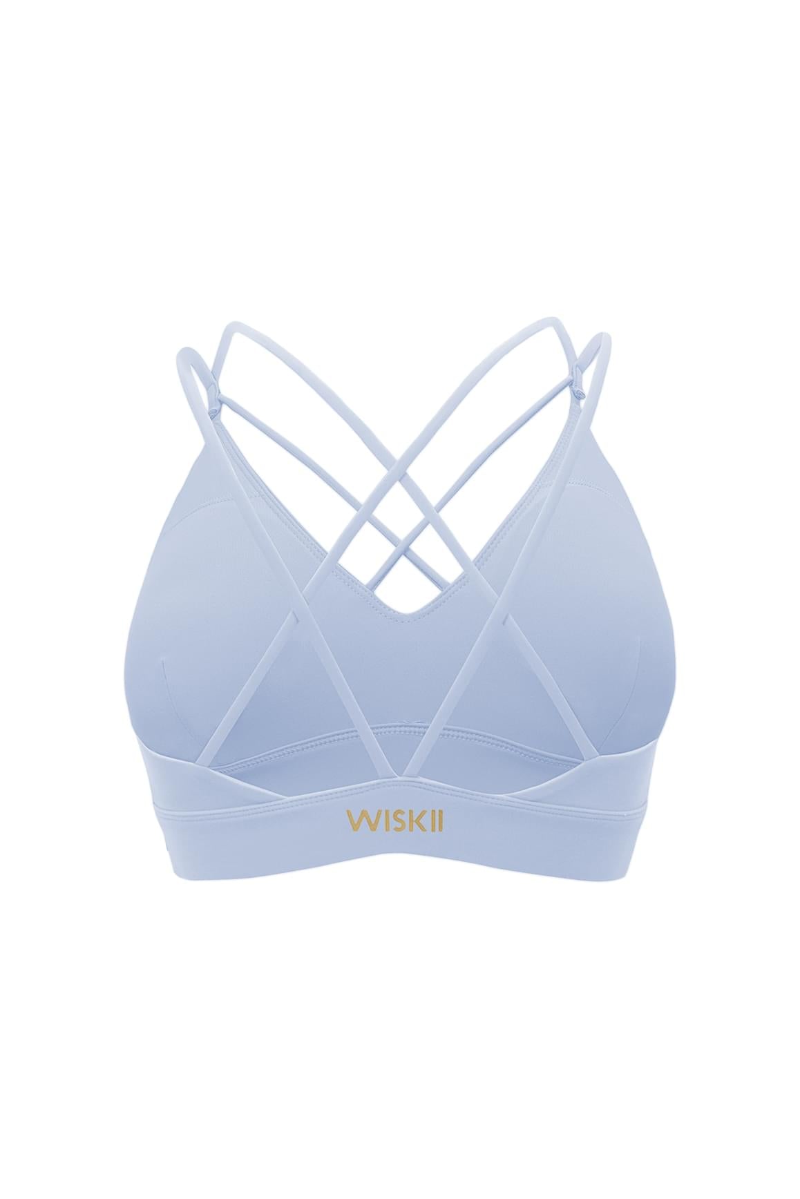 WISKII Suit Yourself 黑色運動內衣,具支撐設計及工字背款式,適合運動穿戴使用。