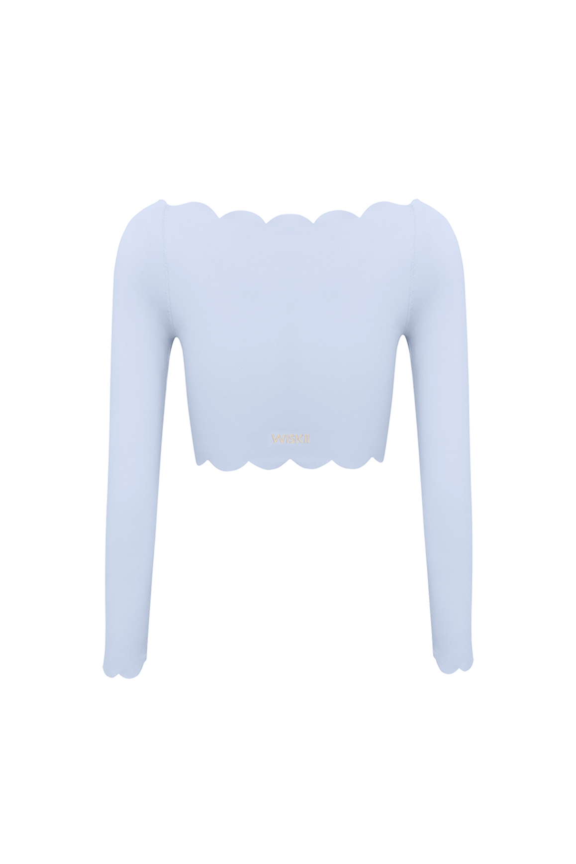 Off Shoulder Long Sleeve Crop Top | heavenlyblue | WISKII Active