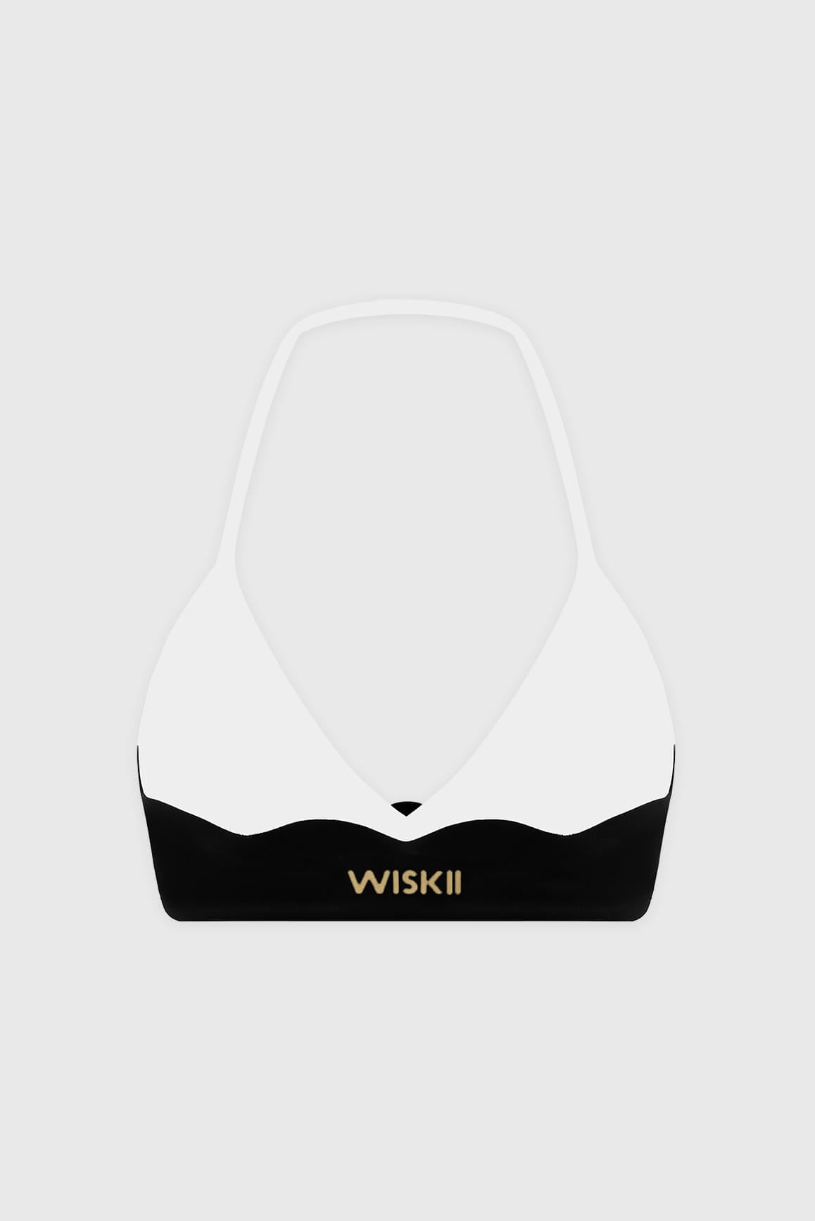 WISKII Riviera 扇邊拼接掛脖運動內衣,具備支撐性設計與時尚扇邊細節,非常適合運動穿搭。