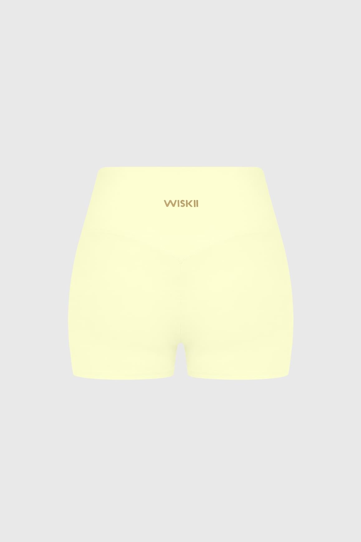 WISKII Riviera 高腰抽皺短褲,採用輕薄面料,配有合身腰頭與時尚高腰設計。