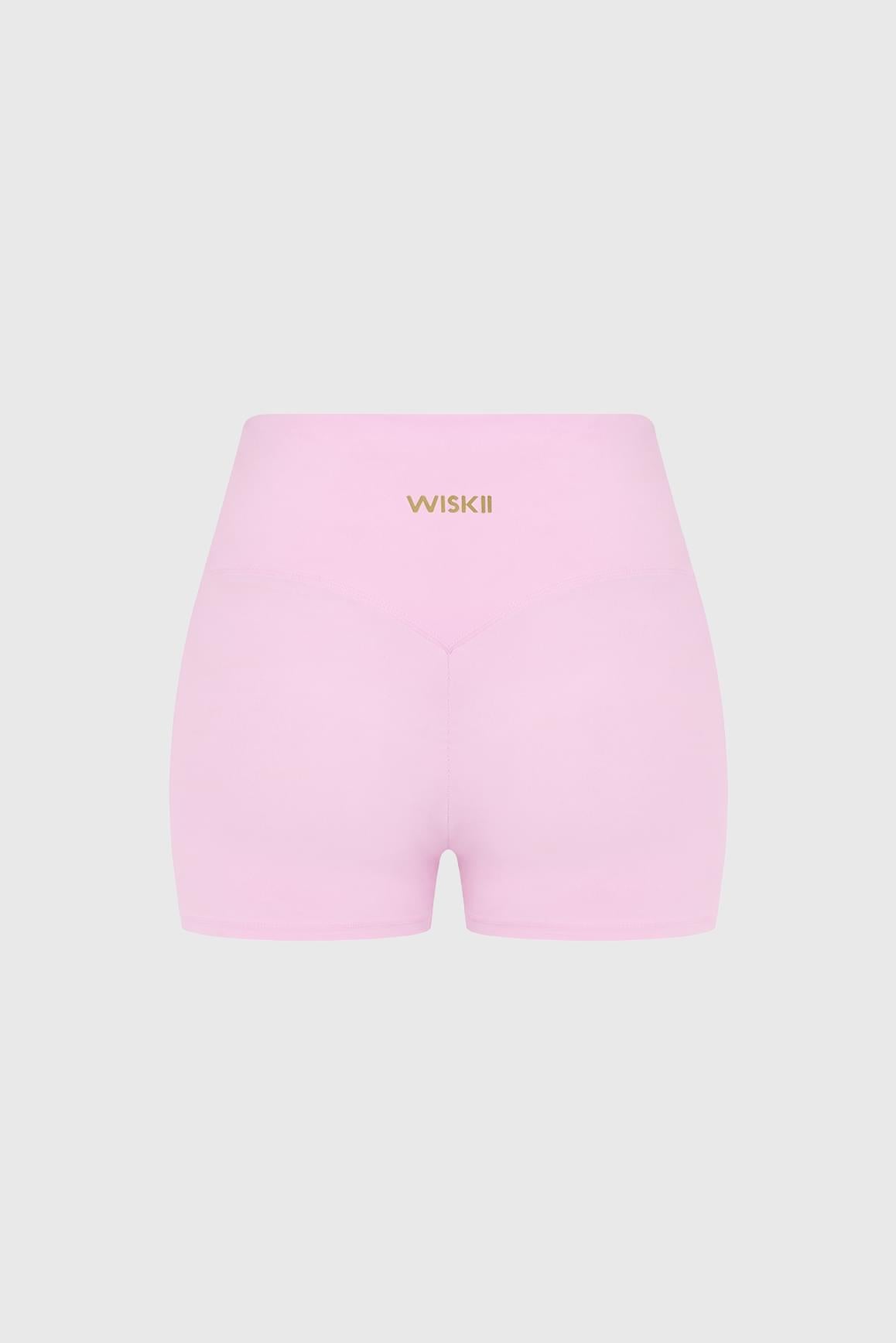 WISKII Riviera 高腰抽褶短褲,採用輕量面料,搭配合身腰頭,呈現休閒風格。