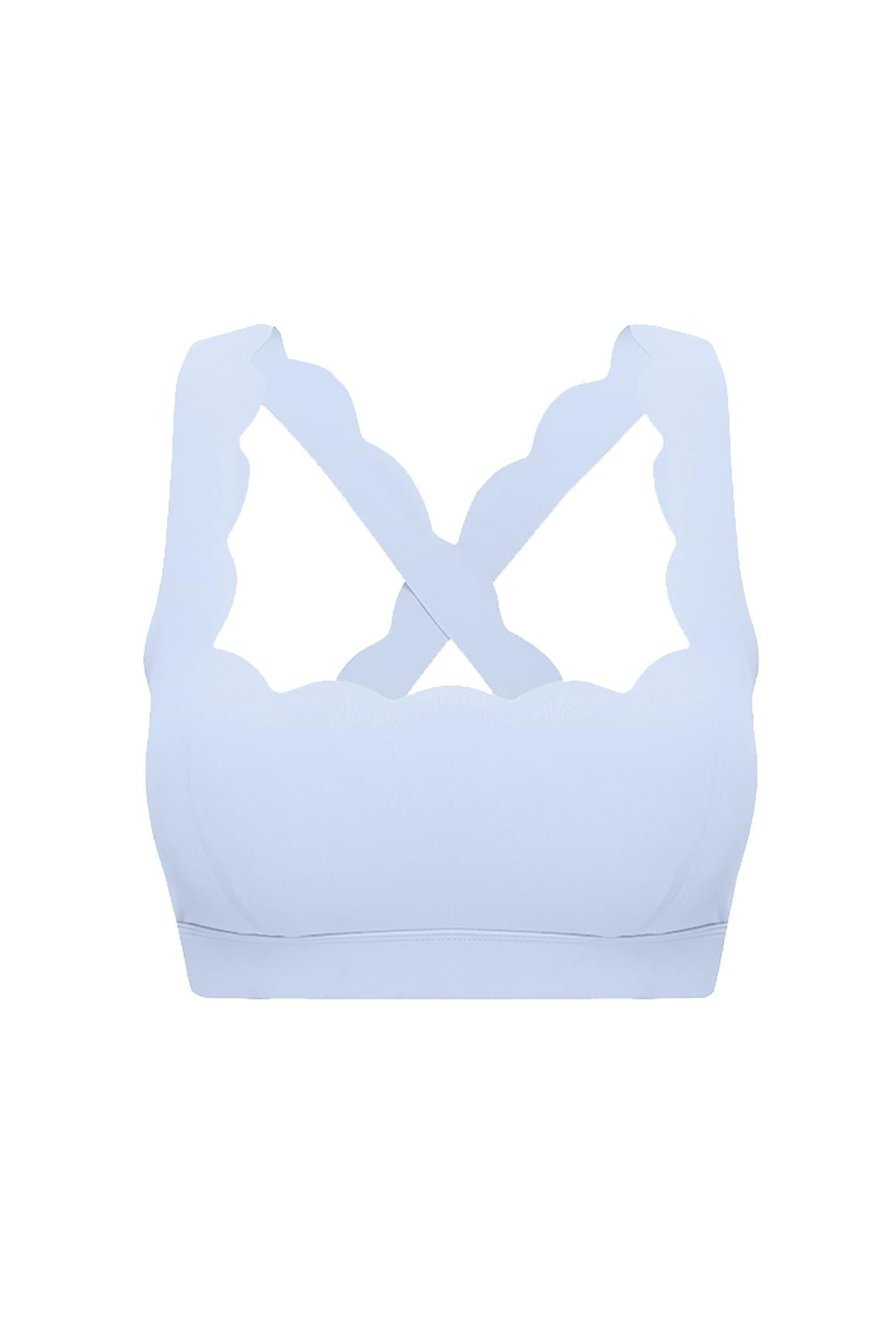 Cross Back Sports Bra - WISKIIWS201heavenlyblueS