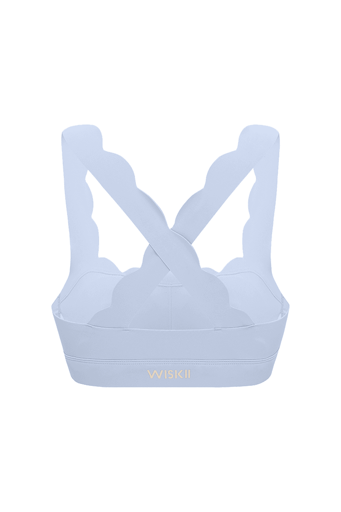 Cross Back Sports Bra - WISKIIWS201heavenlyblueS