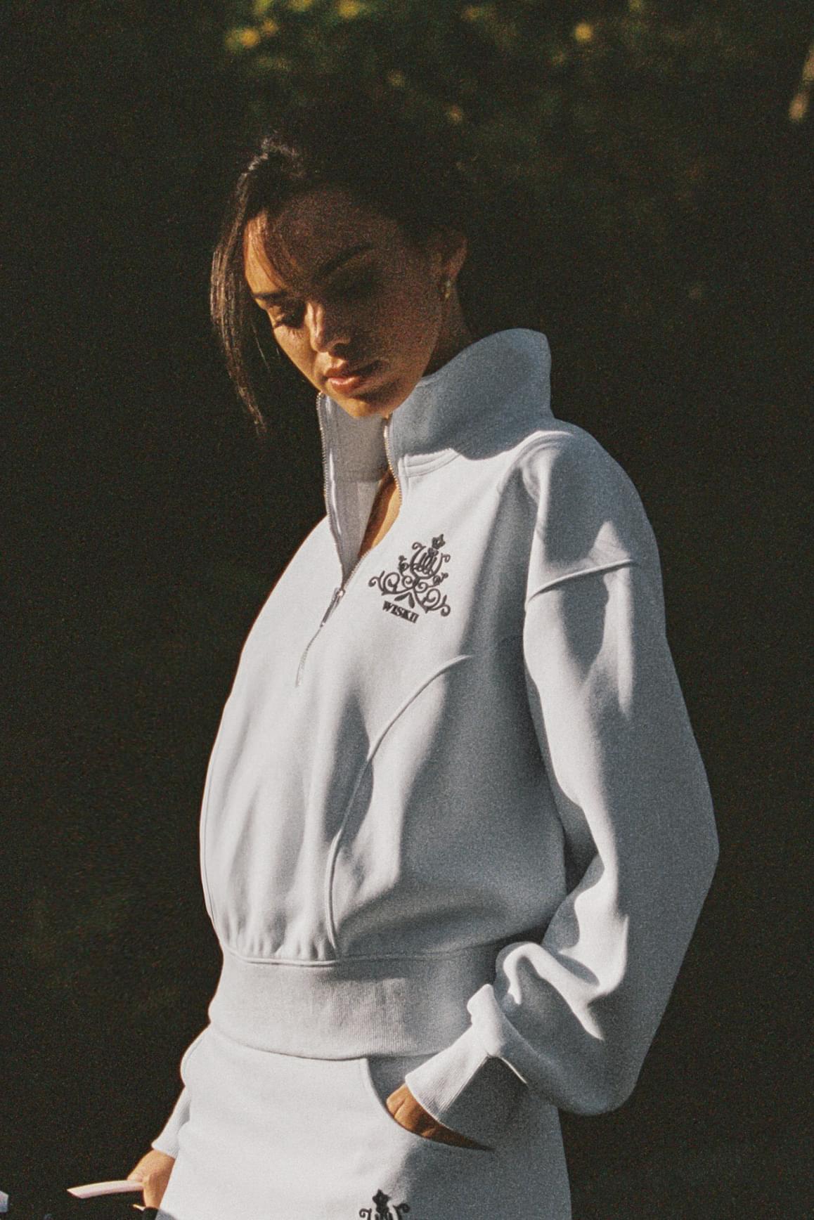 Leisure Half-zip Sweatshirt - WISKIIWS254BfrozensaltS