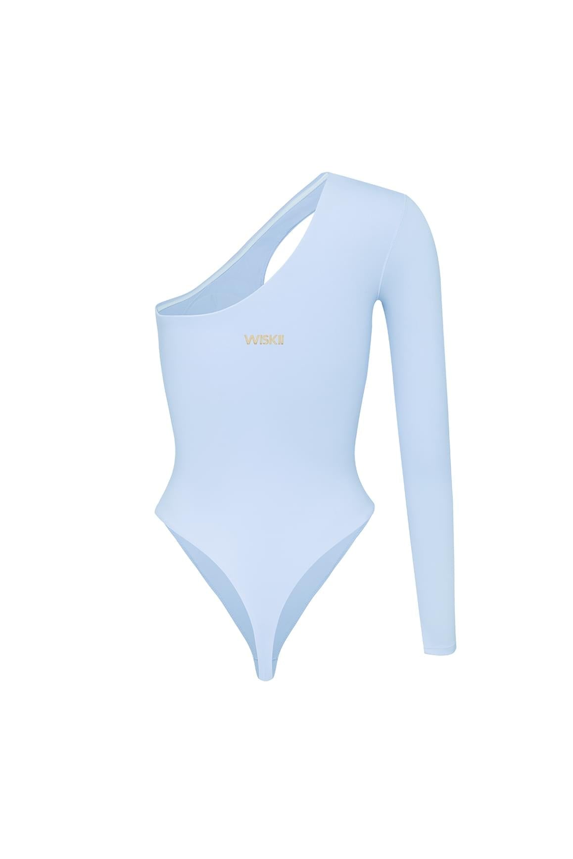 Long Sleeve Cutout Bodysuit - WISKIIWS523heavenlyblueS