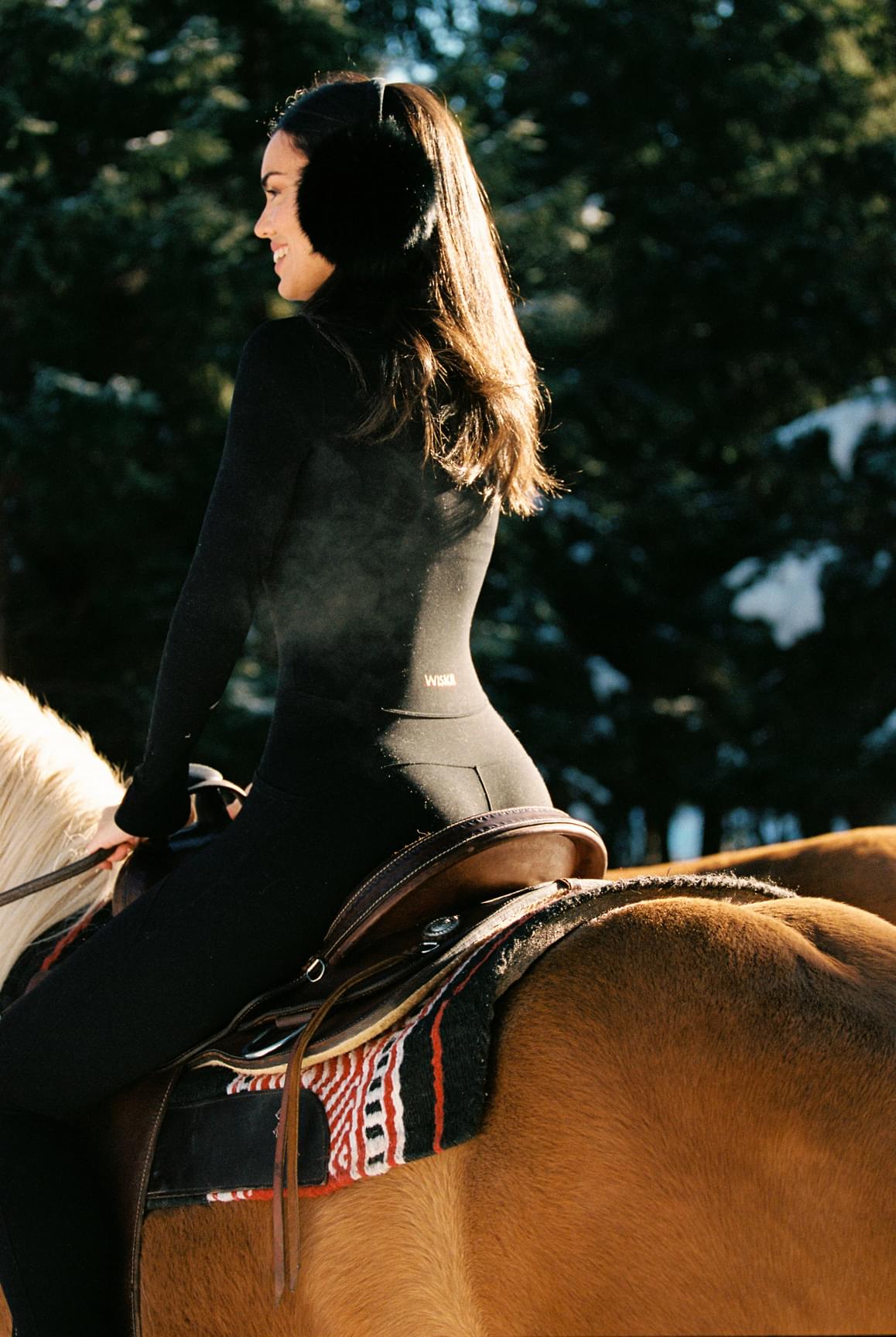 Long Sleeve Half-Zip Full Length Unitard - WISKIIWS509blackS