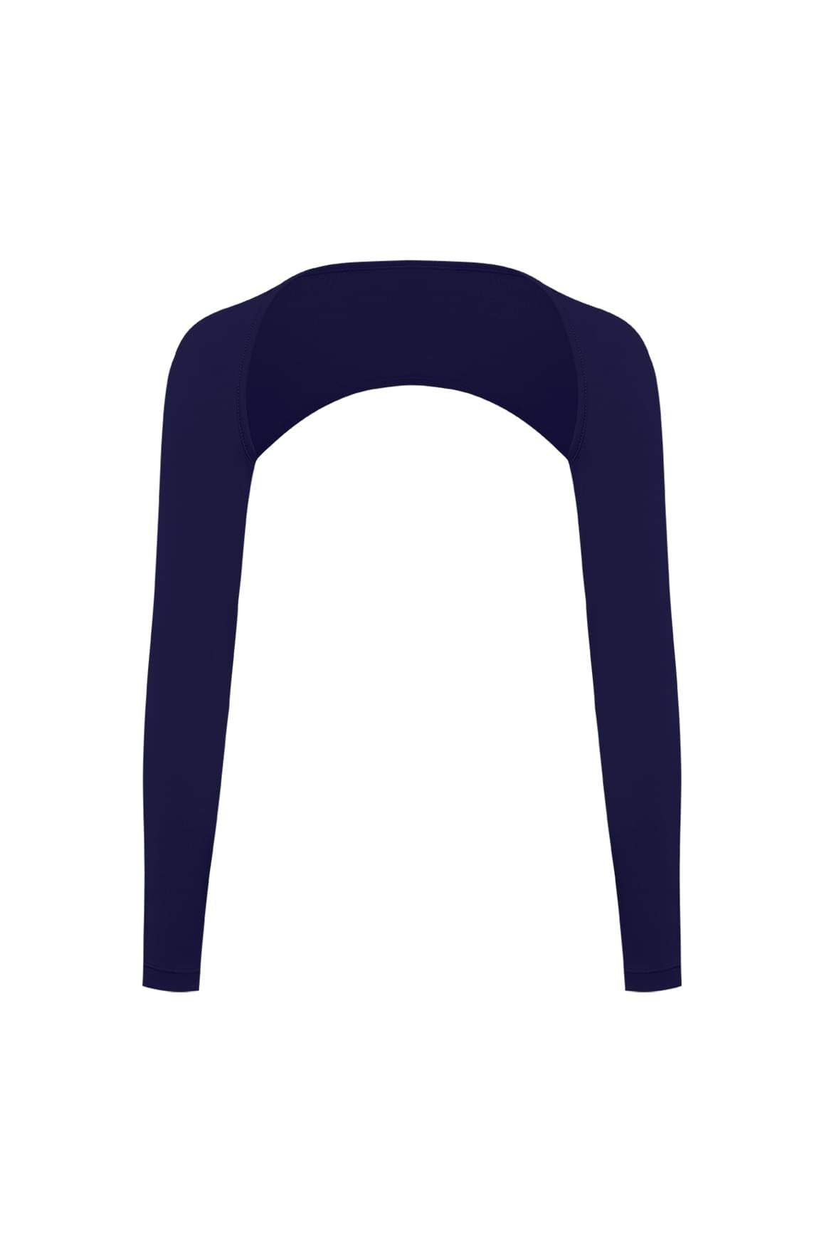 Minimal Long Sleeve Sports Shrug - WISKIIWS623midnightblueS