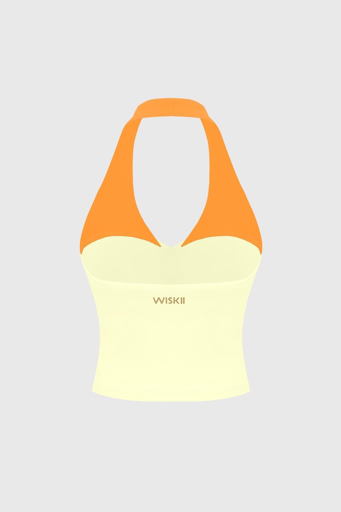 Riviera Contrast Halter Tank - WISKIIWS688limoncellocitrusS