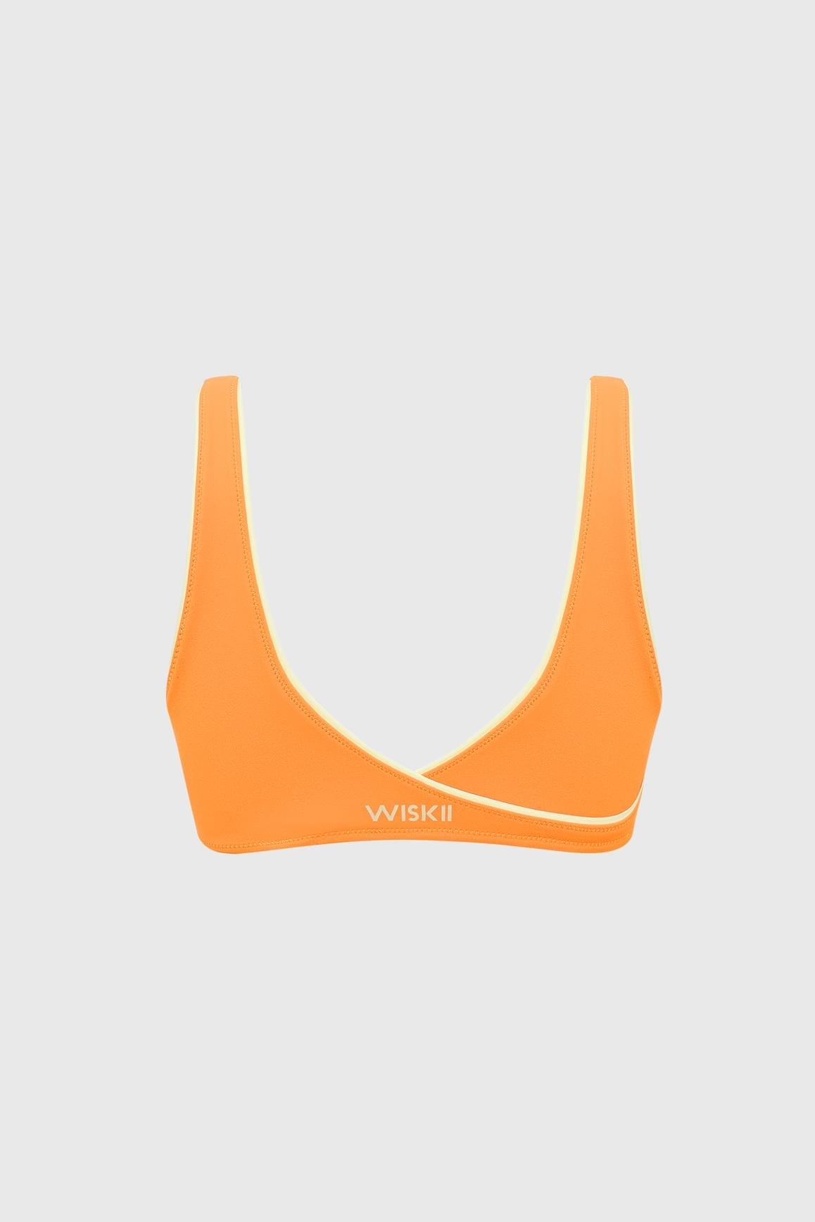 Riviera Contrast Piping Bra - WISKIIWS707citruslimoncelloS