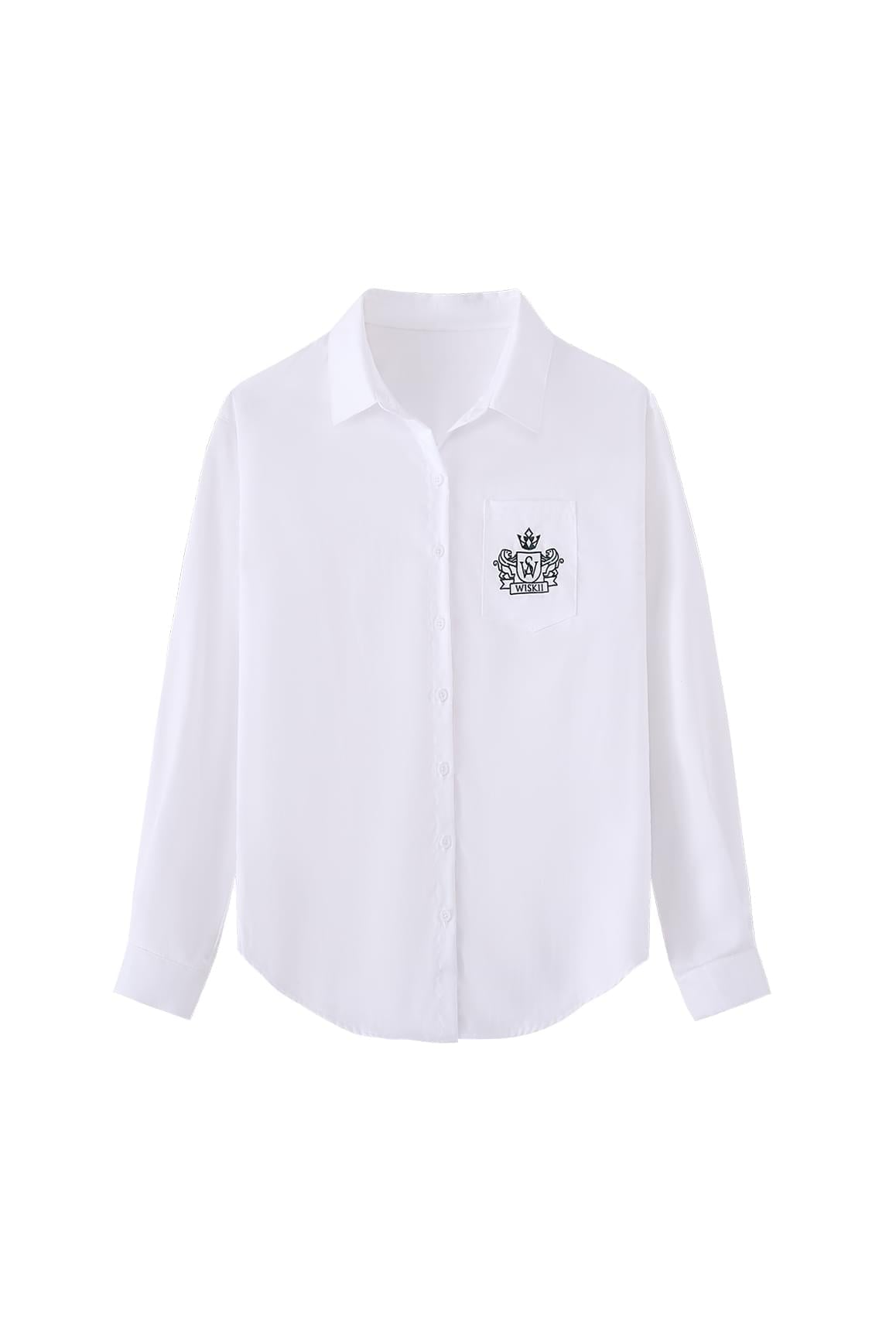 Riviera Relaxed Cotton Shirt - WISKIIWS591airyblancS/M
