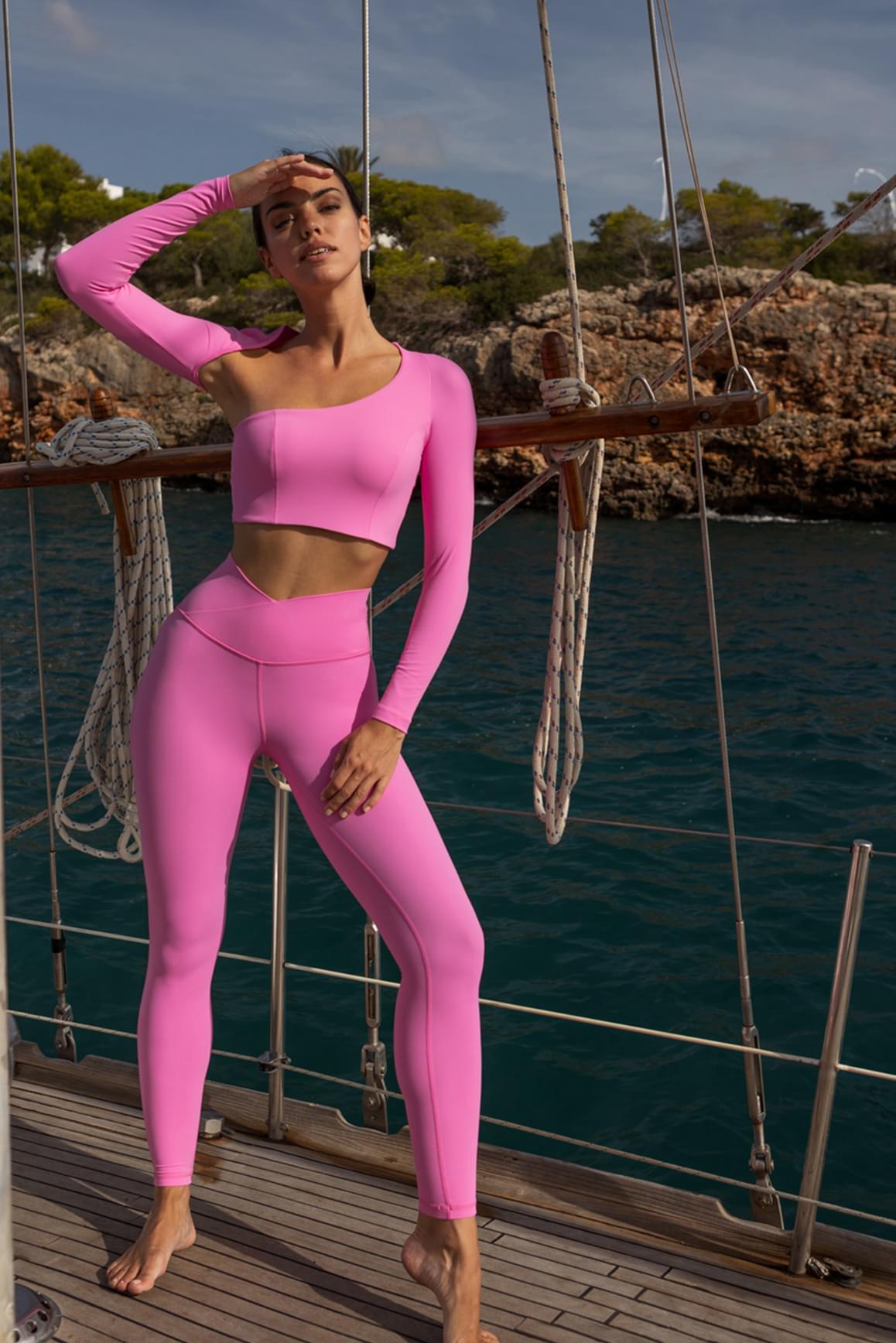V-waist Yoga Legging - WISKIIWS240pinkhollywoodS