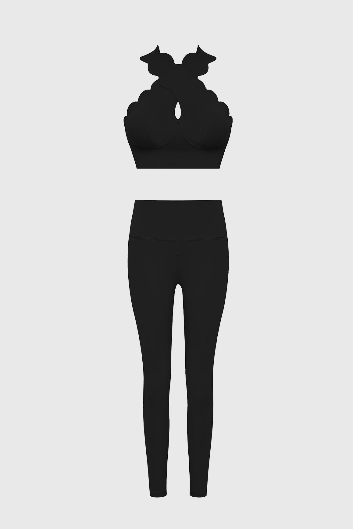 Crisscross Bra + High Waist Training Legging-WISKII ACTIVE