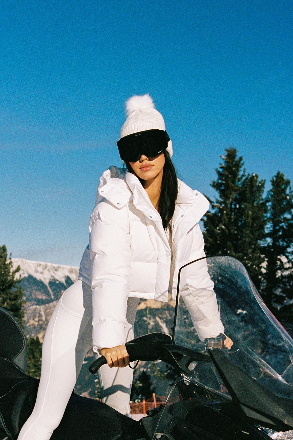 WISKII Cropped Convert Down Jacket - WISKIIWS543ivoryS