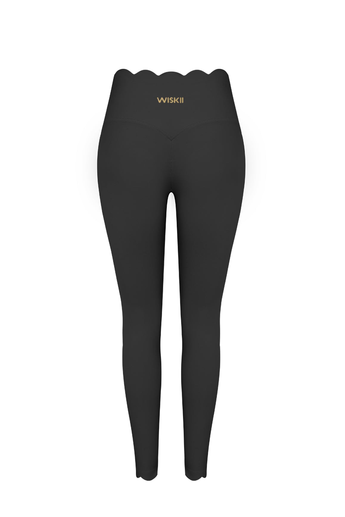 High-Waist Scallop Scrunch Legging