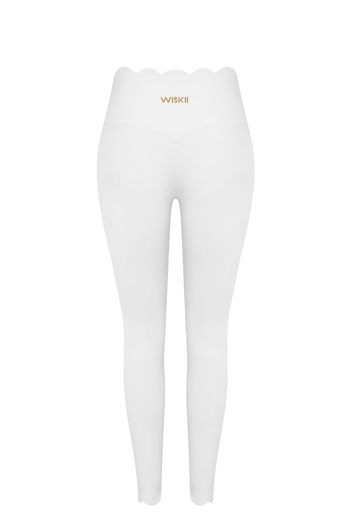 High-Waist Scallop Scrunch Legging