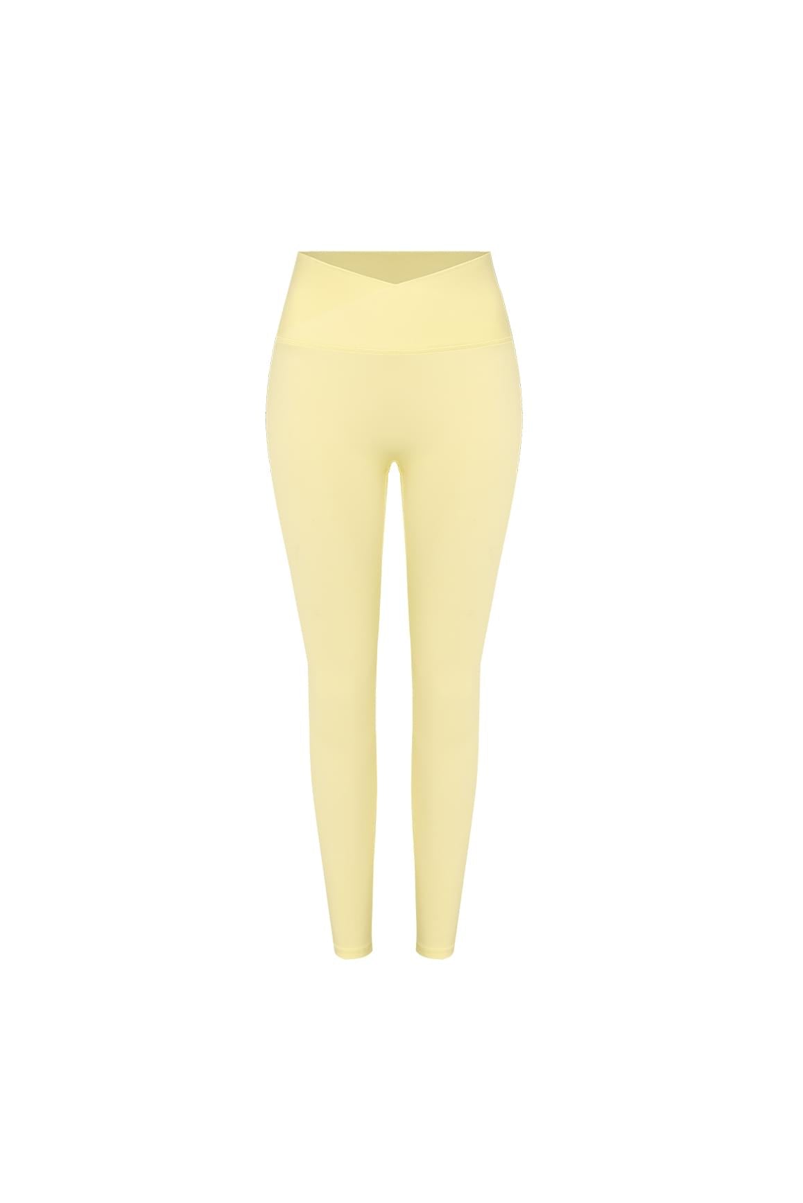 WISKII Riviera V-waist scrunch legging in Sakura Zen with V-shaped waistband and fitted design, shown on a model.