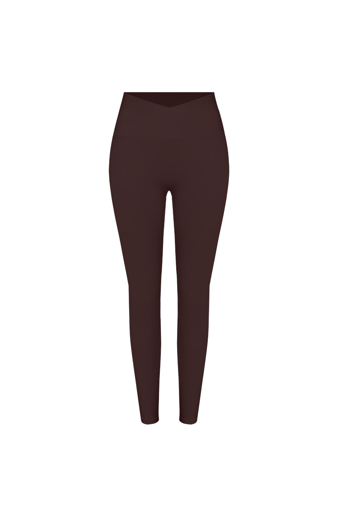 WISKII Riviera V-waist scrunch leggings in Sakura Zen with V-shaped waist and textured fabric, shown on a model.