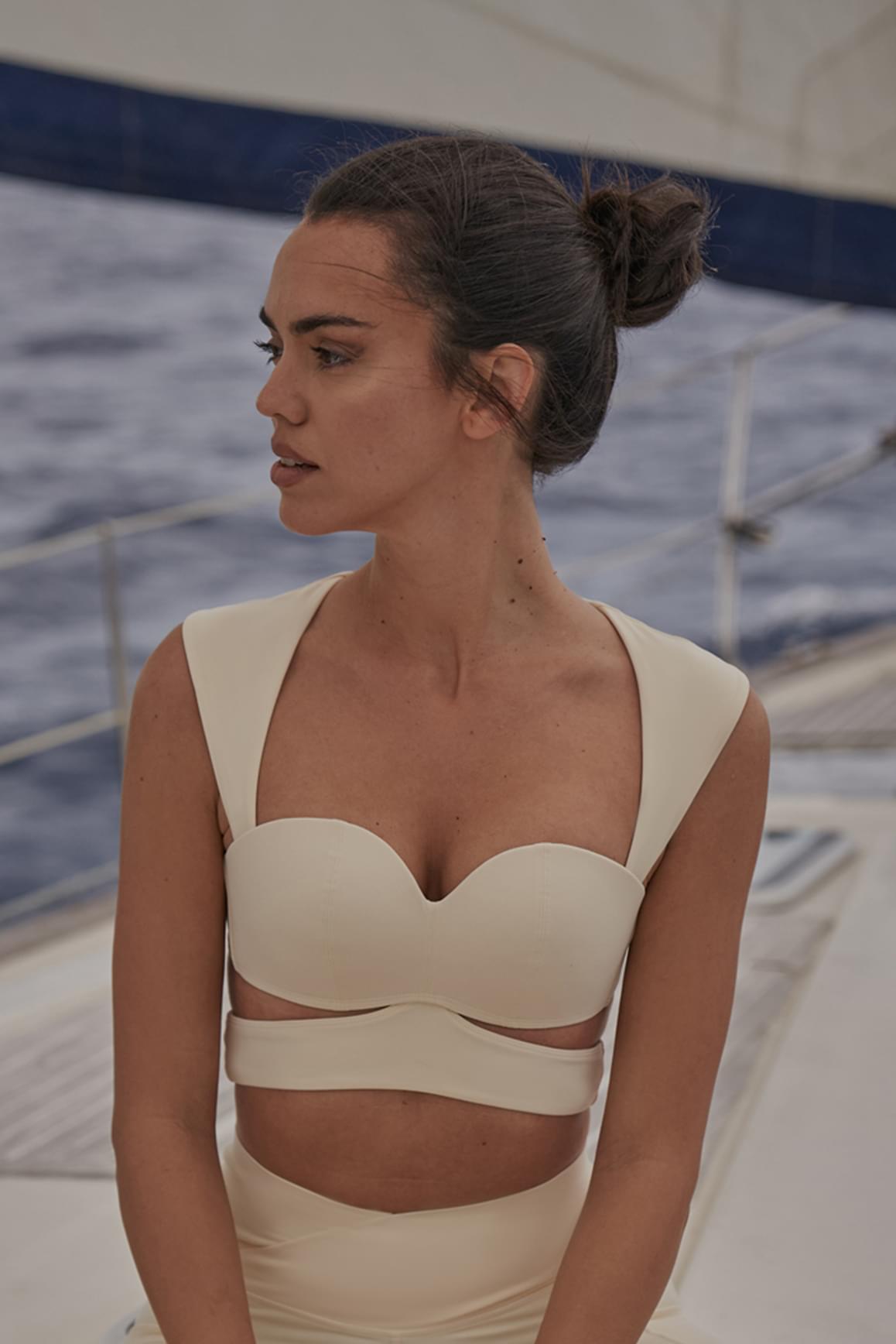 Elegant Corset Sports Bra.