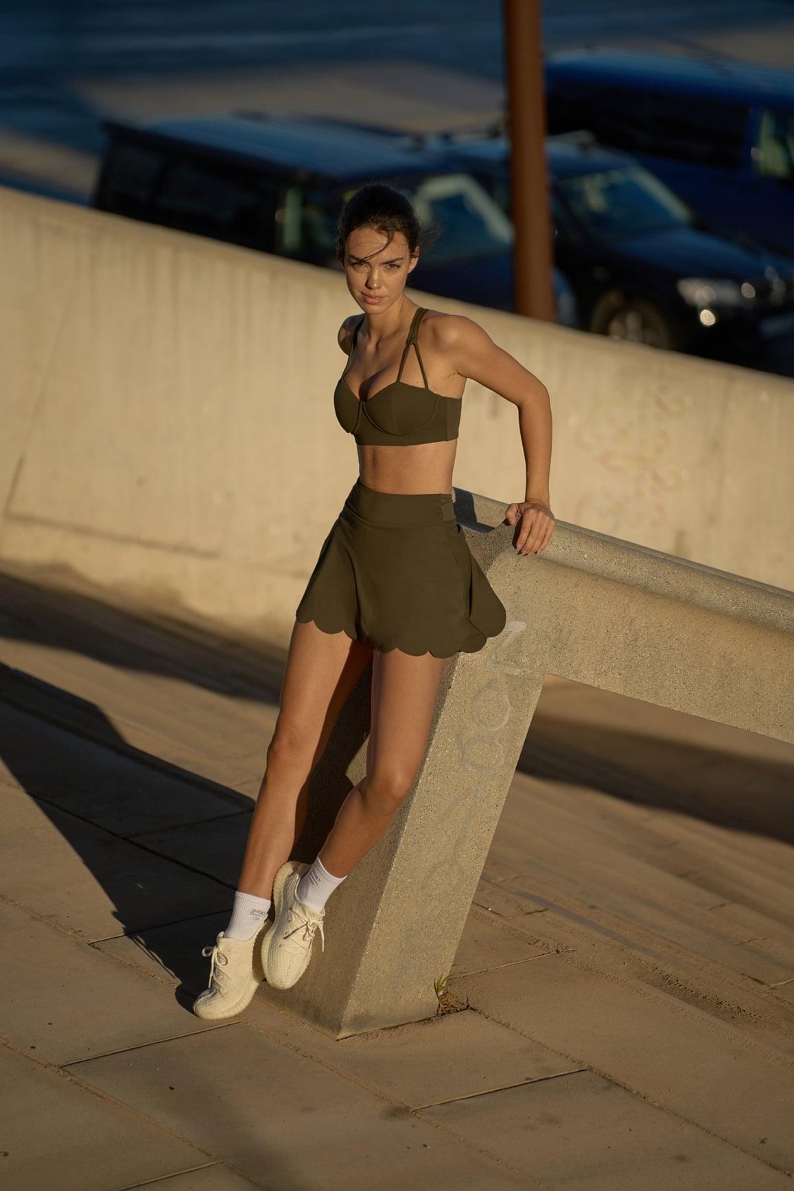 High-Waist A-line Tennis Skirt - WISKII - Skirts