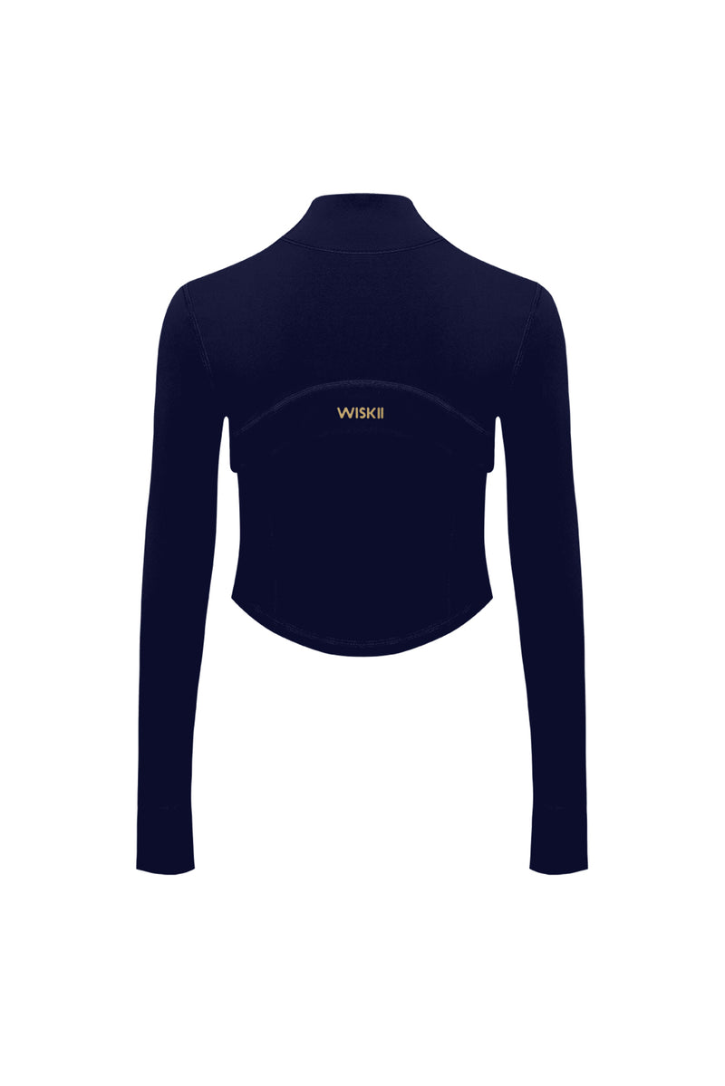 Hourglass Cropped Full Zip Jacket