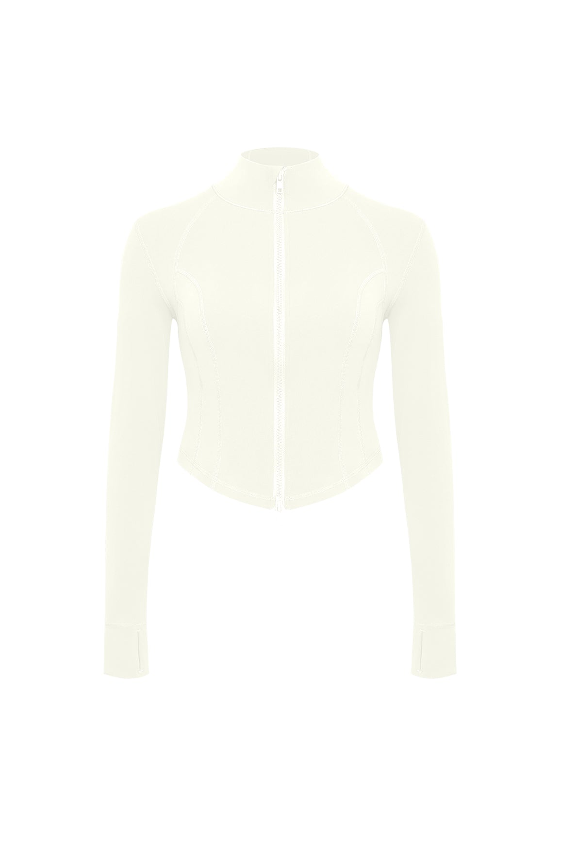 Hourglass Cropped Full Zip Jacket