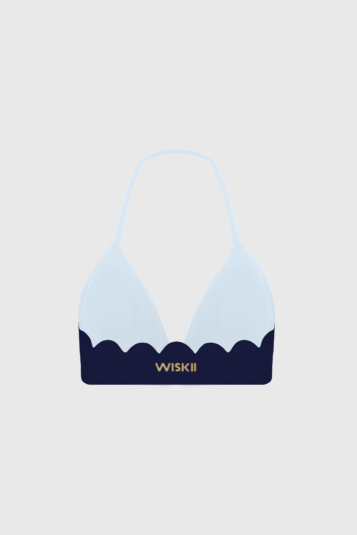 Scallop Contour Halter Bra