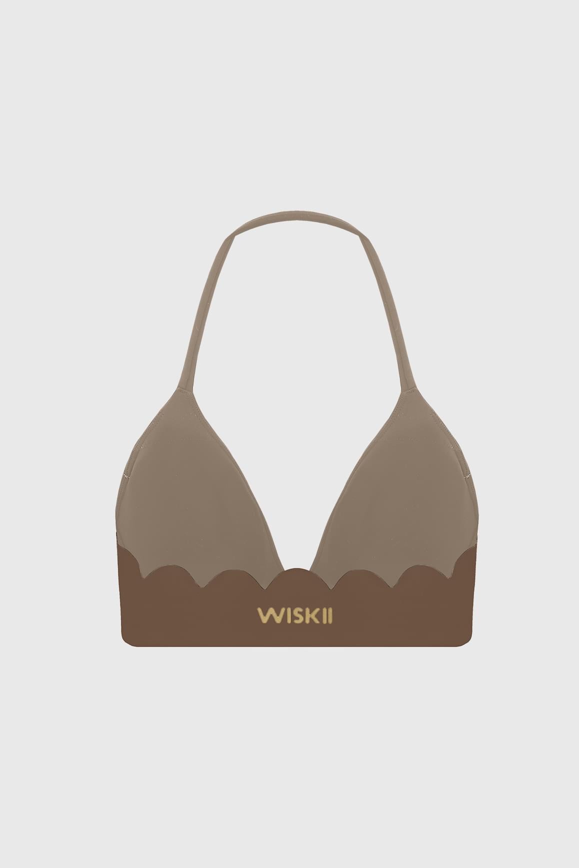 Scallop Contour Halter Bra