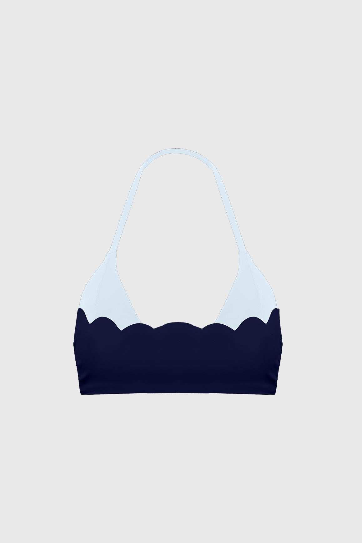Scallop Contour Halter Bra