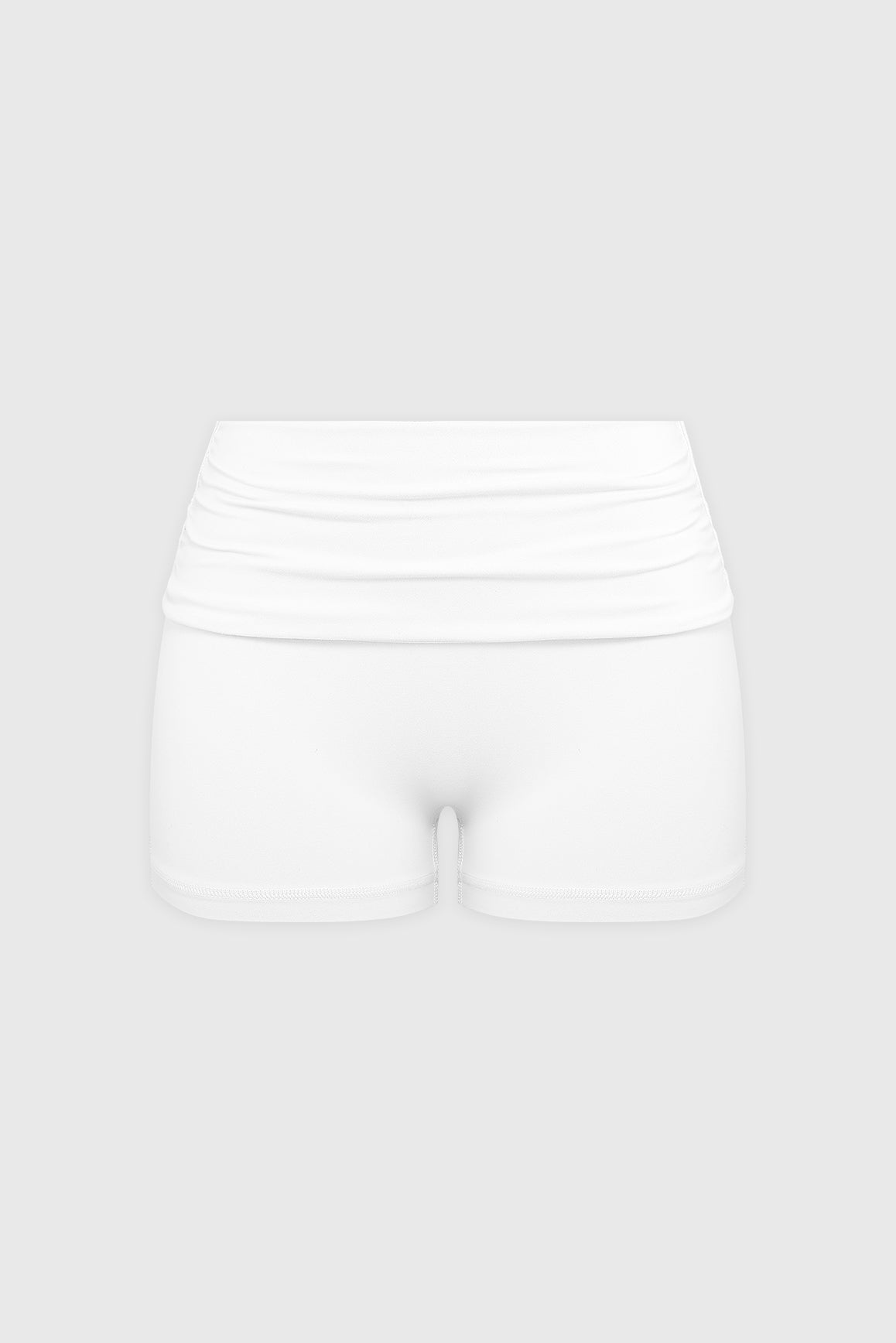 WISKII Riviera low rise scrunch shorts in lightweight fabric, featuring a casual fit and stylish design.