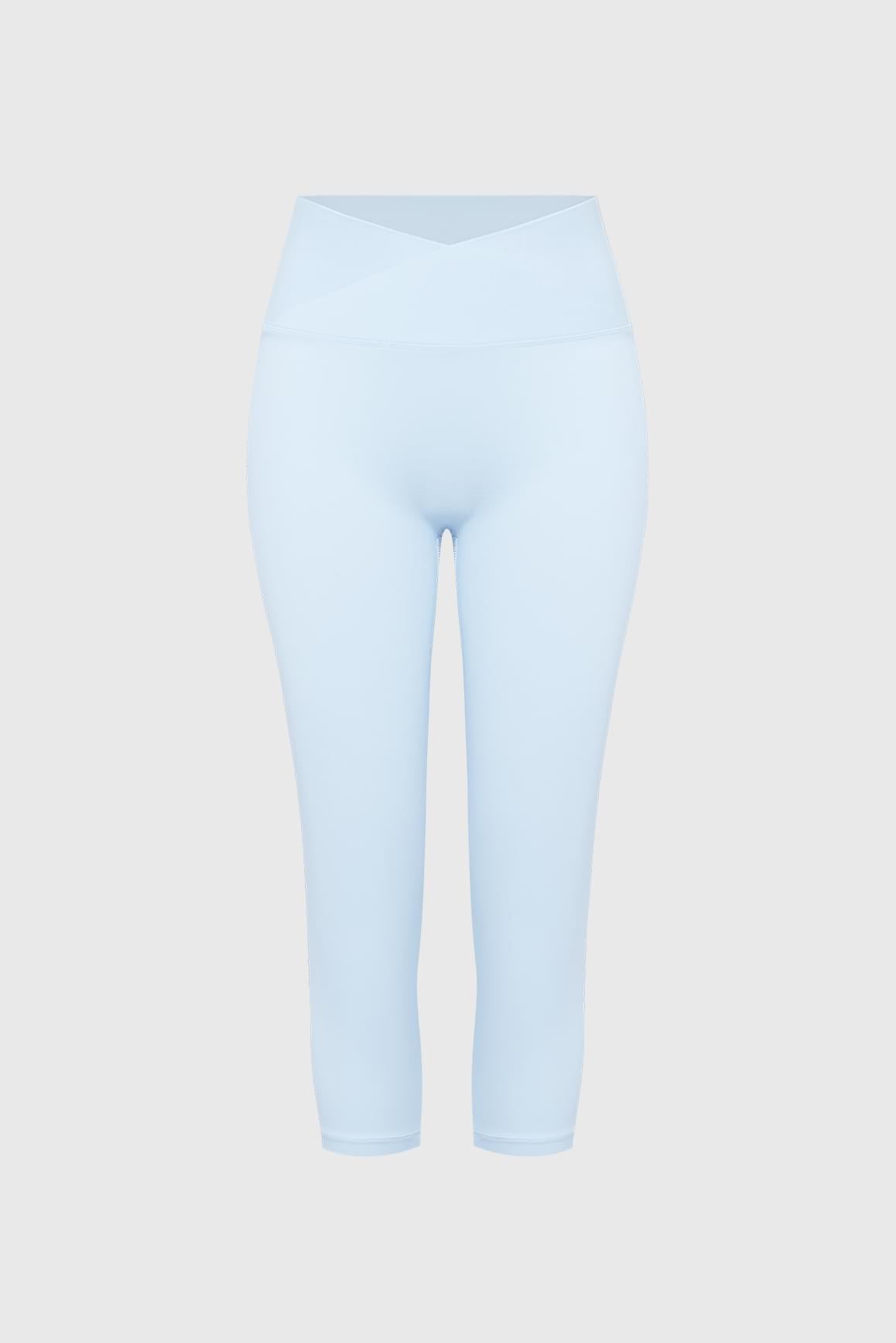 V-Waist Scrunch Capri Legging