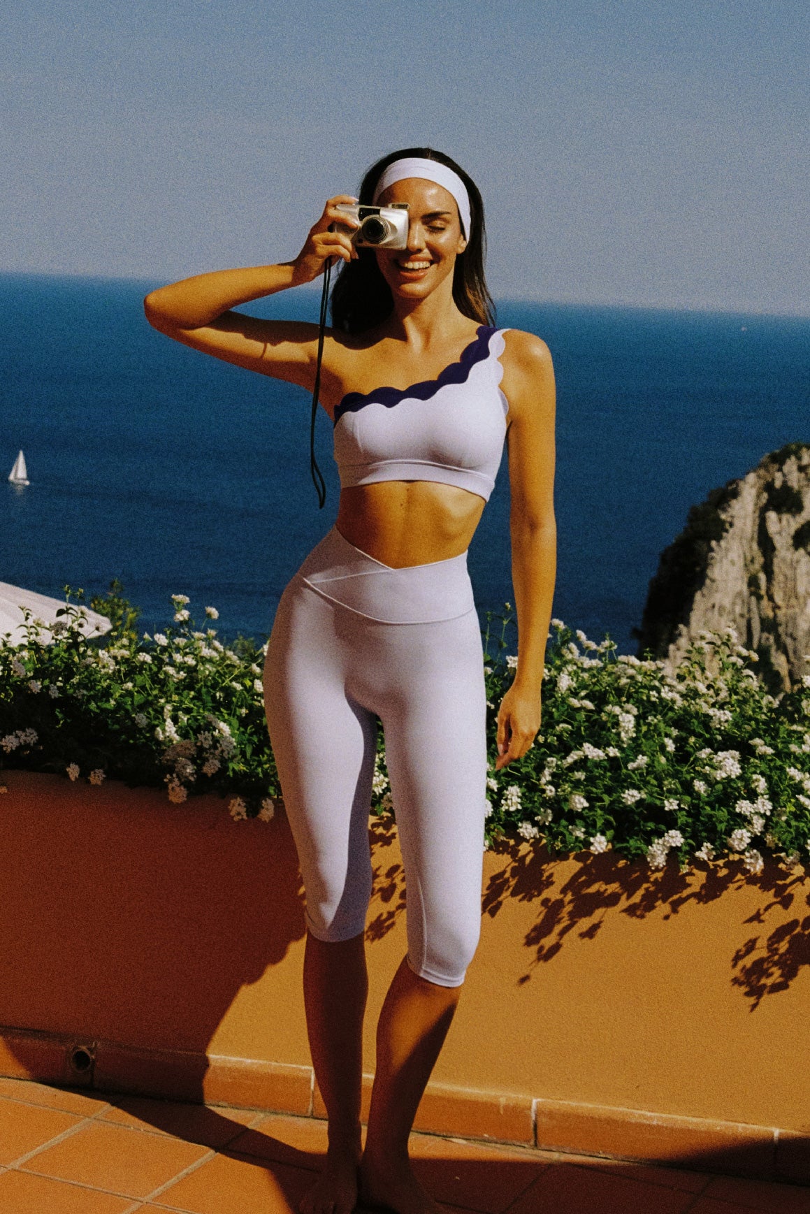 Riviera Scallop One-Shoulder Bra