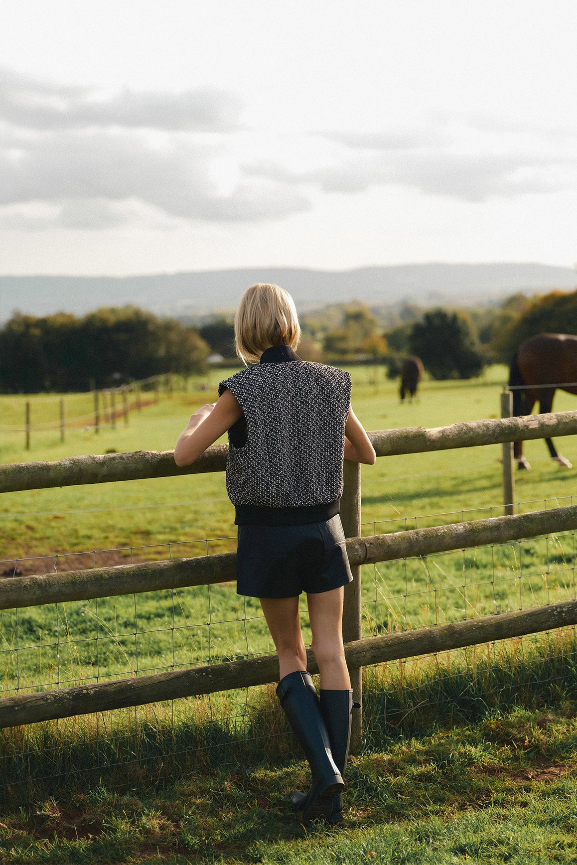 The Prestige Tweed Vest