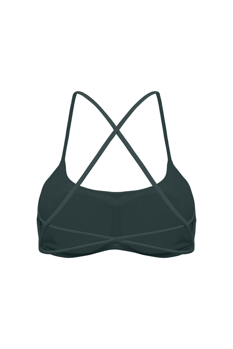Minimal Crossback Bra | WISKII Active | Deepsea