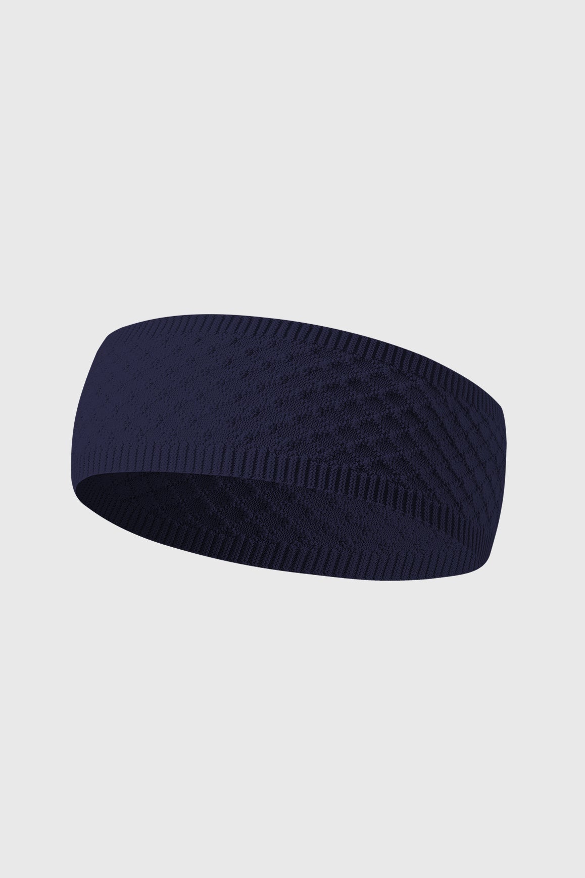 WISKII Retro Jacquard Headband in midnight color, stylish accessories with intricate woven pattern and comfortable fit.