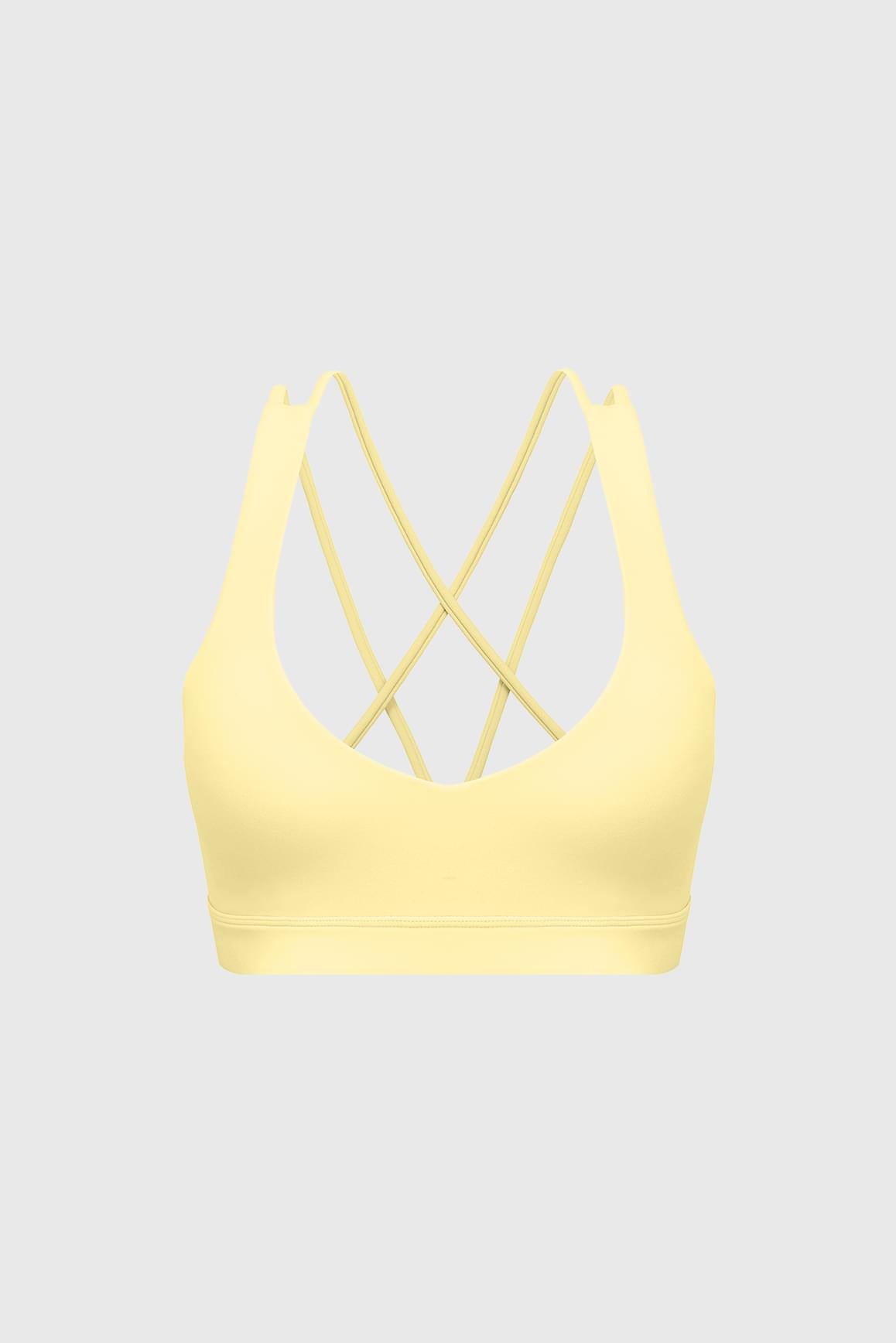 Scoop Neck Crossback Bra.