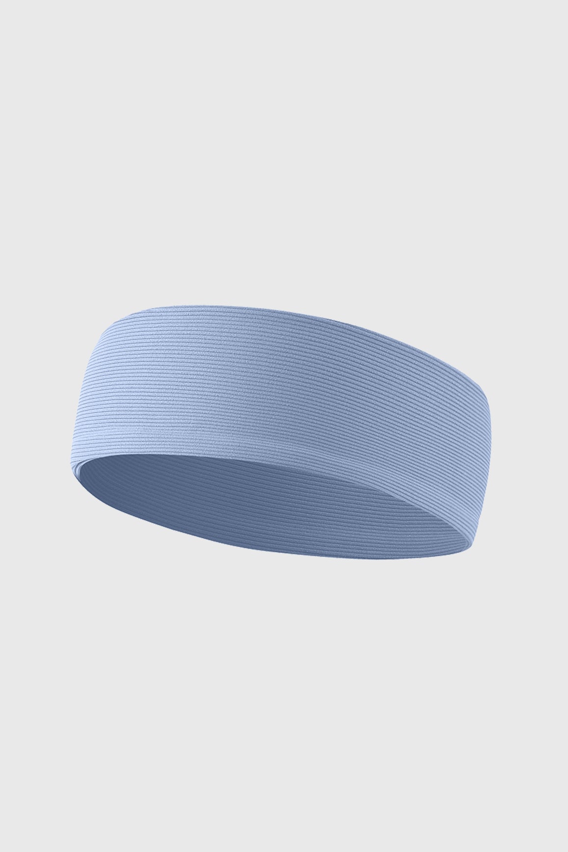 Stretchy ribbed Heavenly Blue headband from WISKII accessories, designed for a comfortable, stylish fit.