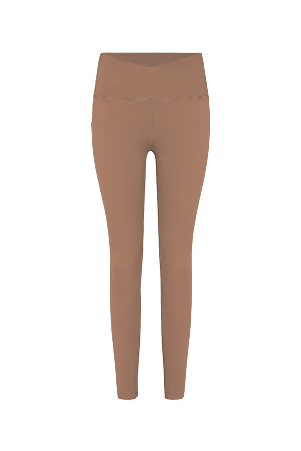 V-waist Yoga Legging | Tuscan Tan