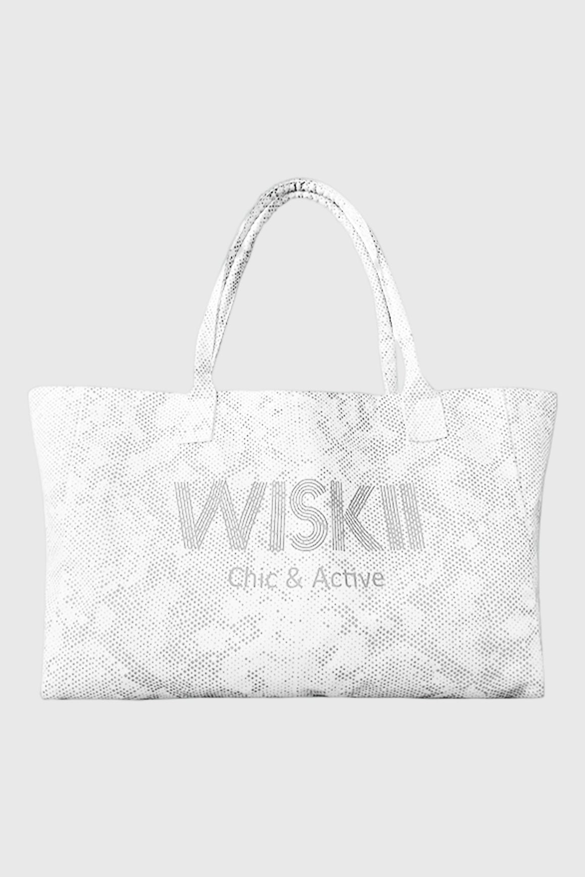 WISKII Gym Tote bag with spacious compartments, durable fabric, and adjustable straps for fitness accessories and gym essentials.
