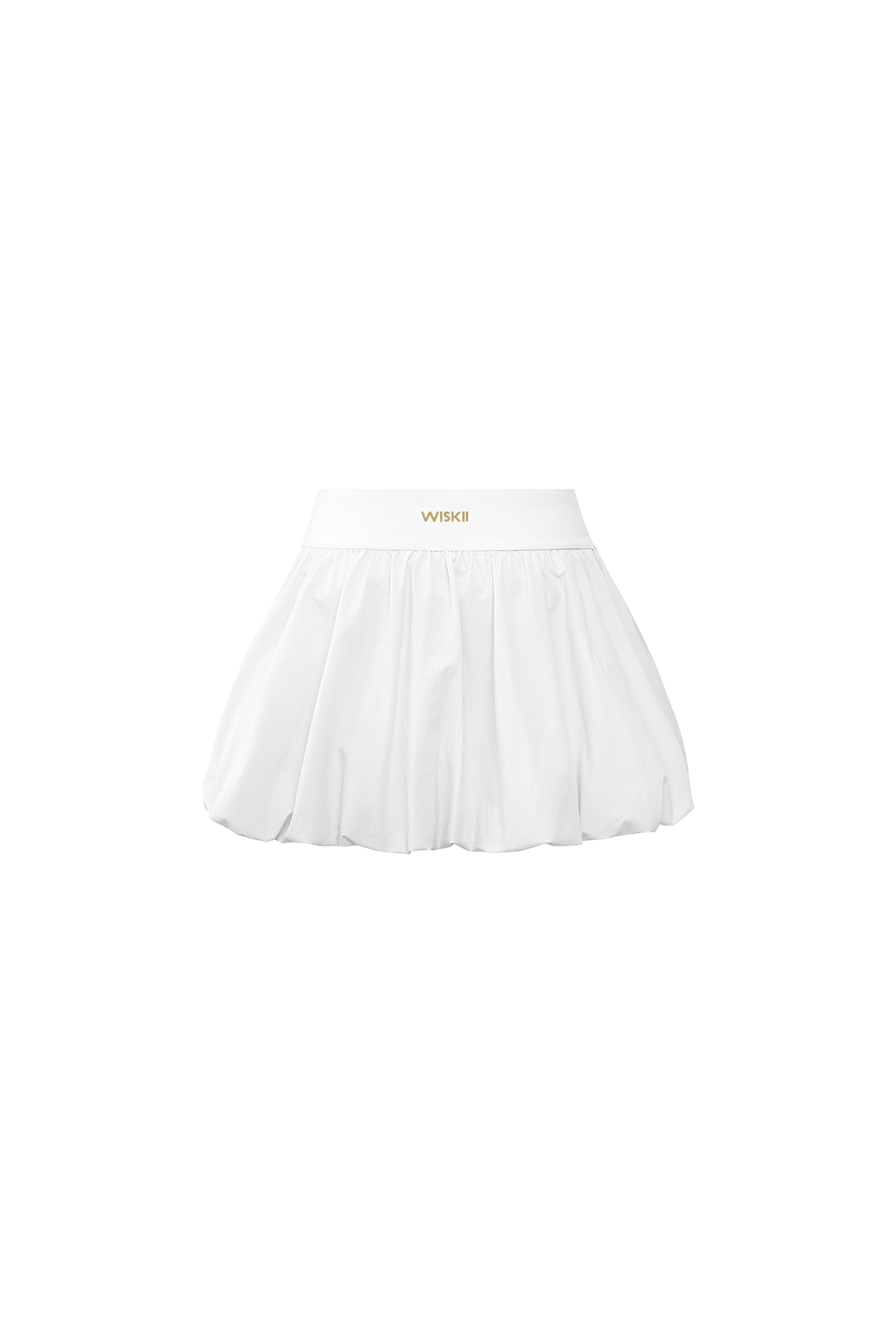 WISKII Mini Bubble Skirt | white skirt | WISKII Active