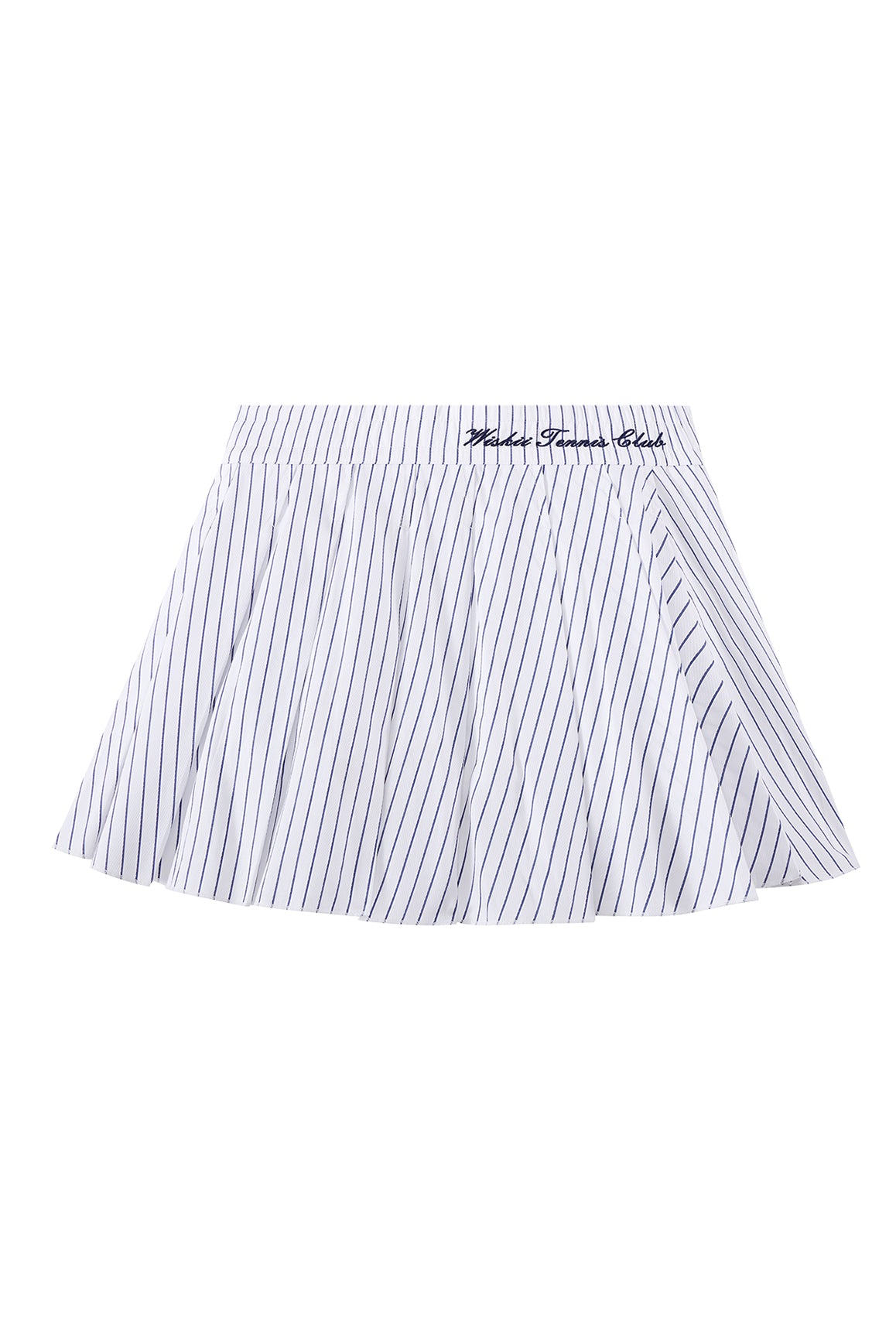 WISKII Riviera pleated skirt in a flowing design, showcasing soft fabric and elegant pleats for a stylish look.