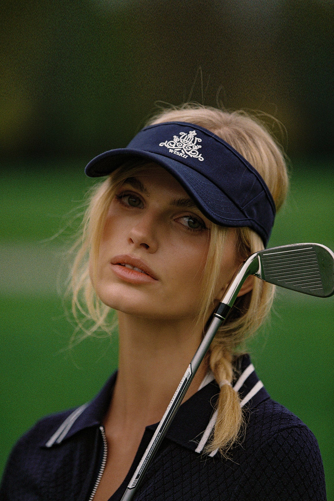 Slim-Fit Cable Knit Zip Cardigan