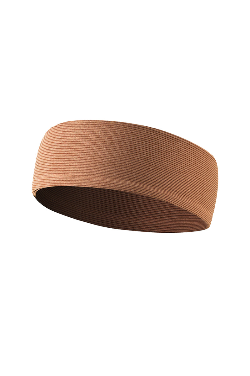 伸縮性のあるリブ付きヘッドバンド