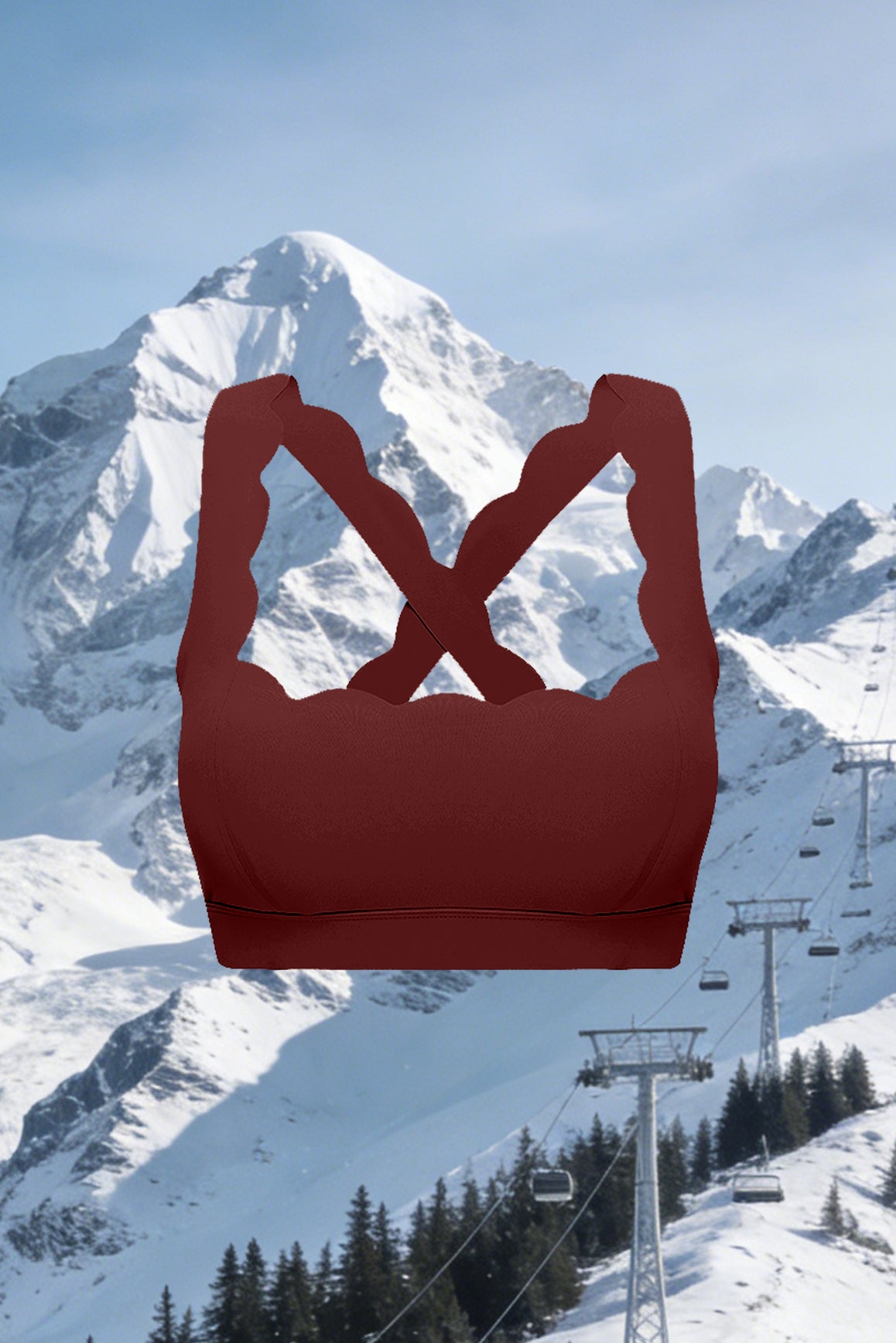 Cross Back Sports Bra